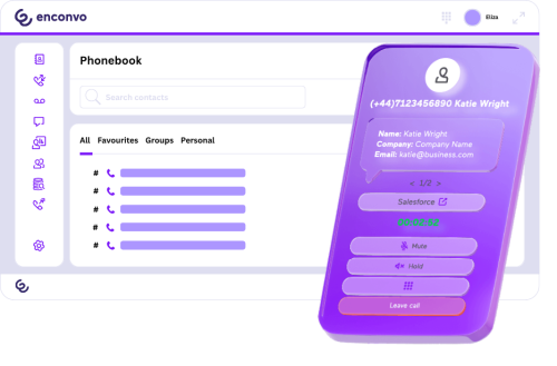 Enconvo Contact CRM Integration Screen Pop