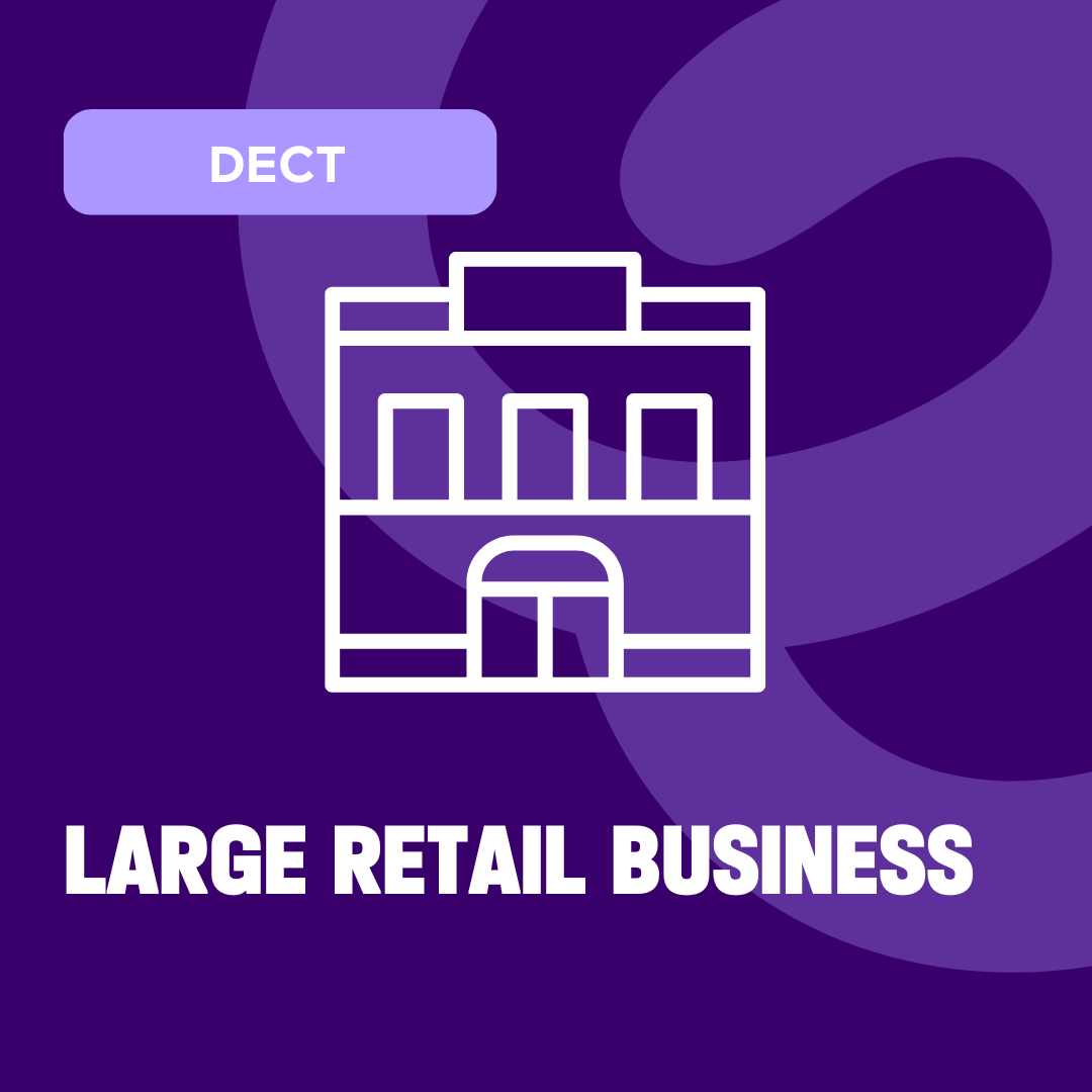 large retail business DECT
