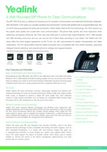 T42 Advanced Business Cloud Phone Datasheet